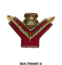 GLOVE BOX DOOR EMBLEM - 55-56 PASS V8 EMBLEM