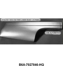 REAR SECTION QUARTER PATCH PANEL - 55-56 ALL PASSENGER LOWER RIGHT HAND