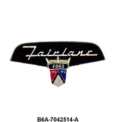 TRUNK EMBLEM PLASTIC - 56 FAIRLANE