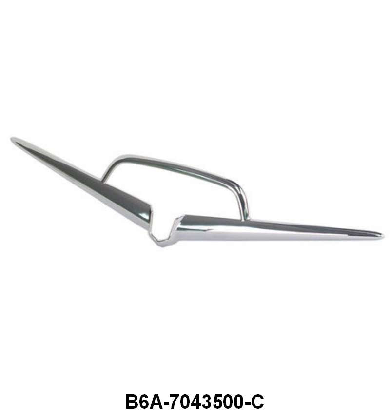 TRUNK EMBLEM BEZEL - 56 FAIRLANE