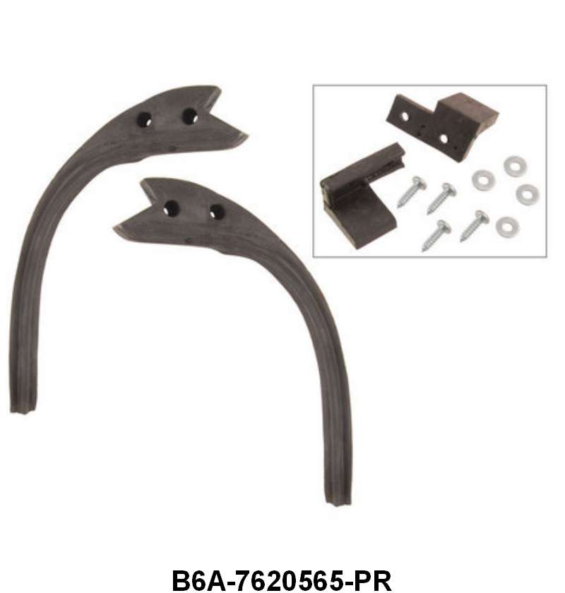 TOP REAR OF DOOR SEAL - 55 HARDTOP, CROWN VIC, CONVERTIBLE