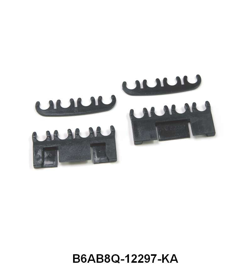 SPARK PLUG WIRE SEPARATOR SET - 62-70 ALL V8 ENGINES "BLACK"
