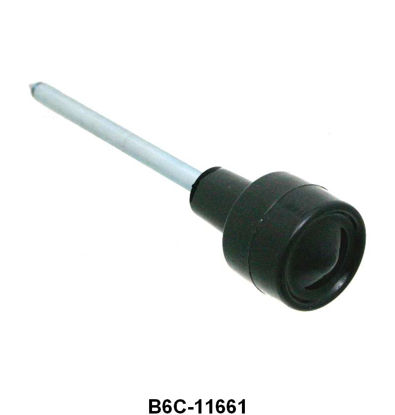 HEADLIGHT SWITCH KNOB WITH SHAFT - 56 F-100/F-350 BLACK