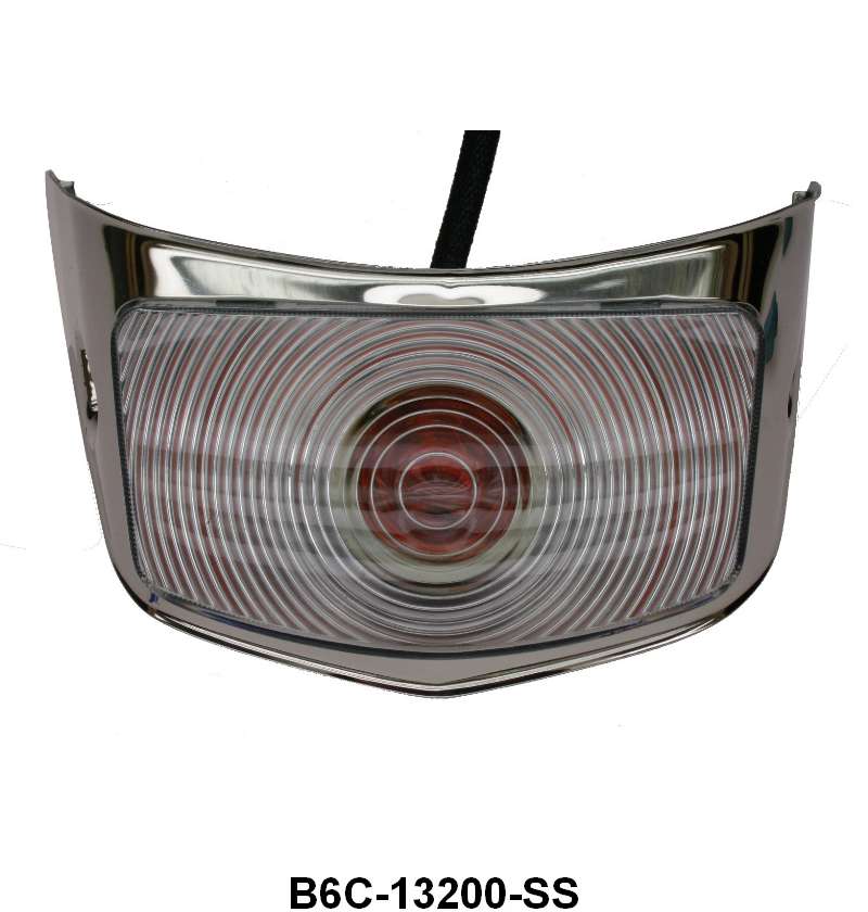 PARK LIGHT ASSEMBLY - 56 F-100/F-350 WITH STAINLESS BEZEL