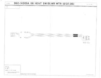 HEATER SWITCH TO HEATER MOTOR WIRE - 56 PICKUP