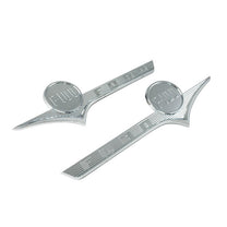 HOOD SIDE EMBLEMS - 56 "F-100" WITHOUT PAINT