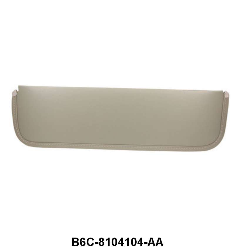 CARDBOARD SUN VISOR - 56 F-100/F-350, GRAY