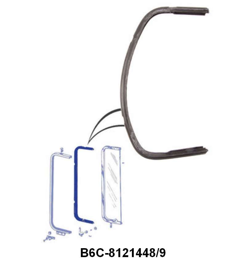 VENT WINDOW SEALS - 56 F-100/F-350