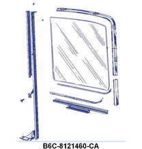 DOOR WINDOW CHANNEL KIT WITH DIVISION BARS- 56 F-100/F-350