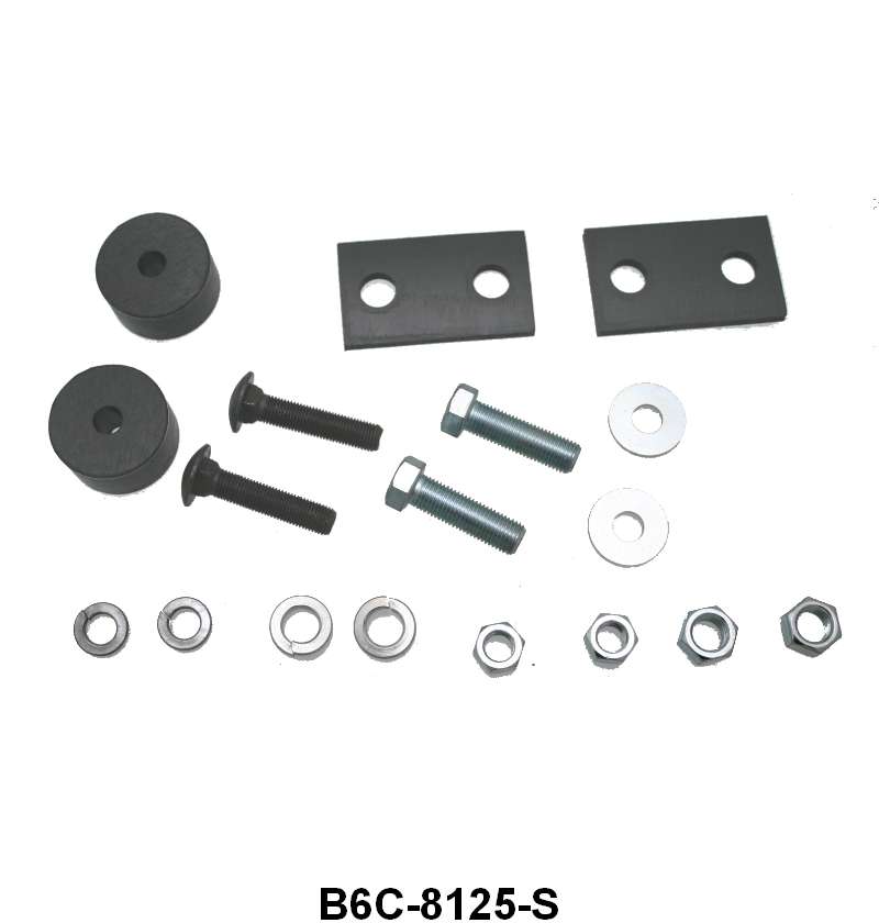RADIATOR CORE SUPPORT PAD & BOLT KIT - 56 F-100/F-350