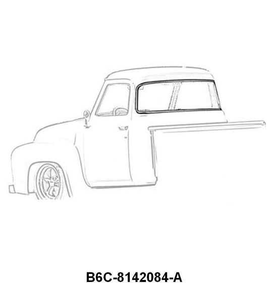 BACK WINDOW SEAL -56 F-100/F-350 BIG WINDOW WITH GROOVE FOR TRIM