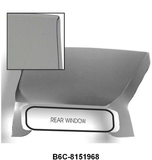 GRAY CARDBOARD HEADLINER - 56 F-100/F-350 W/FLAT REAR WINDOW