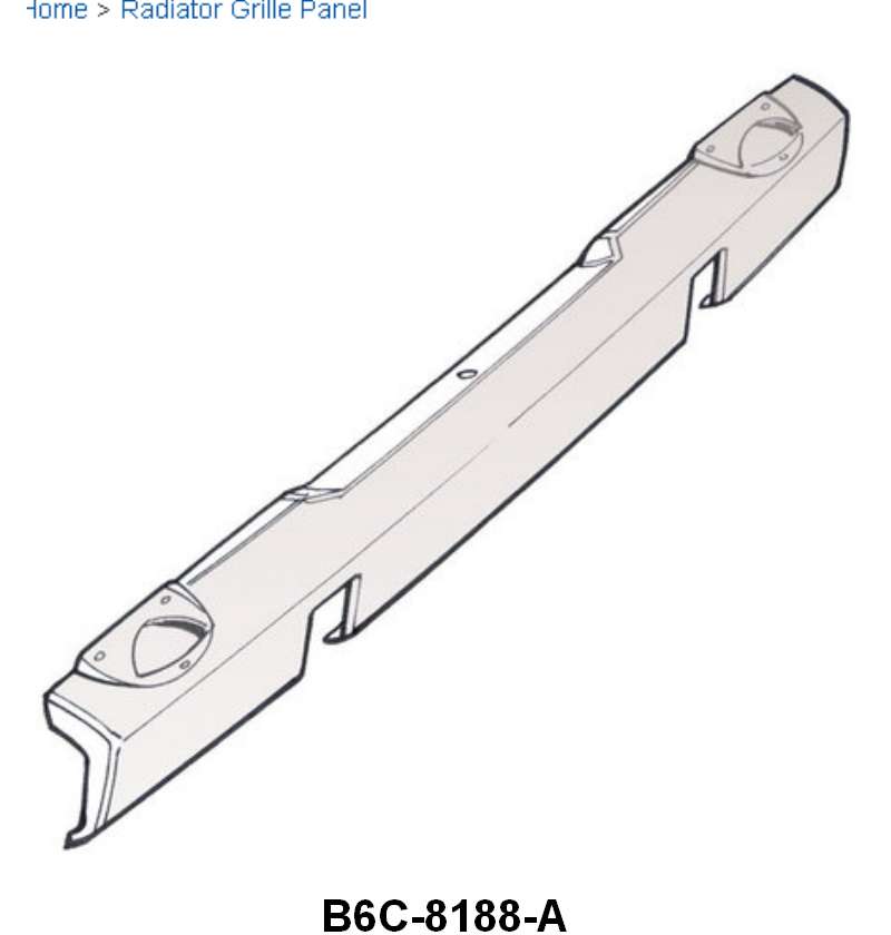 LOWER VALANCE/SPLASH APRON - 55-56 F-100/F-350