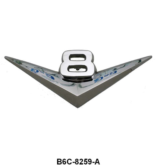 GRILLE EMBLEM - 56 F-100/F-350 "V8"