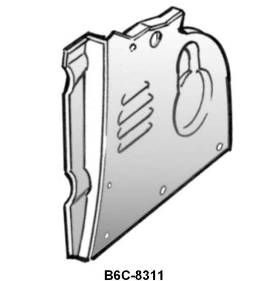 RADIATOR AIR DEFLECTOR - BEHIND GRILLE - 56 F-100/F-350 LH