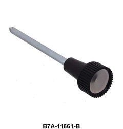 HEADLIGHT SWITCH KNOB WITH SHAFT - 57 PASSENGER/RANCHERO BLACK