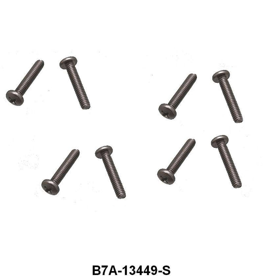 TAIL LIGHT LENS SCREWS - 57 PASS 57-58 RANCHERO SET OF 8