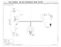 OVERDRIVE WIRING HARNESS - 56-58 PASSENGER
