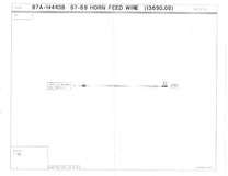 HORN POWER WIRE - 57-59 PICKUP 60" LONG