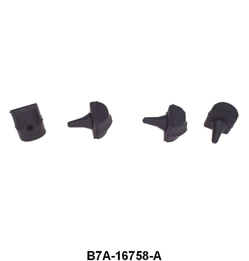 HOOD SIDE BUMPER ON FENDER - 57-59 PASS, 60-61 FLCN, 60-63 CMT, 57-61 RANCHERO