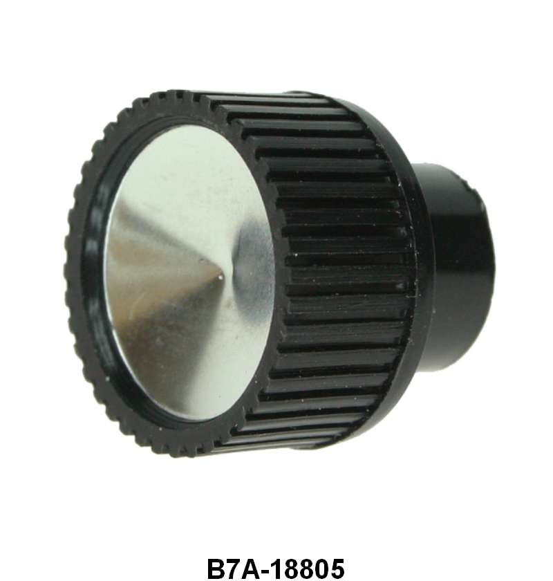 RADIO KNOB - 57 PASS/RANCHERO 2 REQUIRED  BLACK