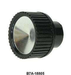 RADIO KNOB - 57 PASS/RANCHERO 2 REQUIRED  BLACK