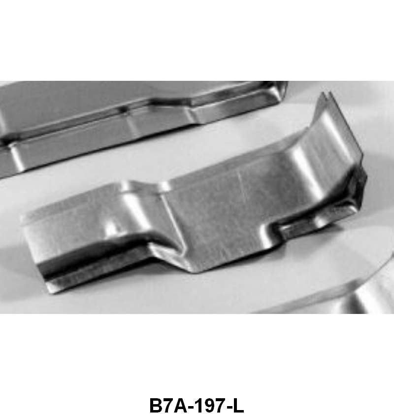 FLOOR PAN BRACES - 57-58 PASS/RANCH LEFT HAND THIRD ROW BRACE