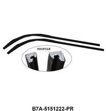 ROOF SIDE RAIL SEALS - 57-58 RETRACTABLE