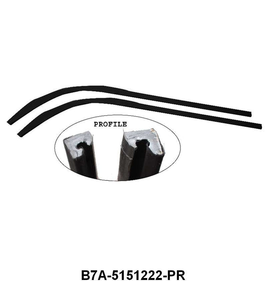 ROOF SIDE RAIL SEALS - 57-58 RETRACTABLE