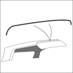 REAR OF FLAPPER TO ROOF SEAL - 57-58 RETRACT FRONT OF REAR ROOF