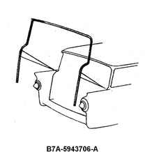 LIFT GATE SEAL ON BODY - 57-58 WAGON