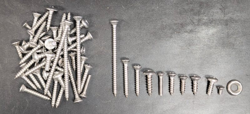 INTERIOR SCREW KIT - 57 CLUB VICTORIA #63