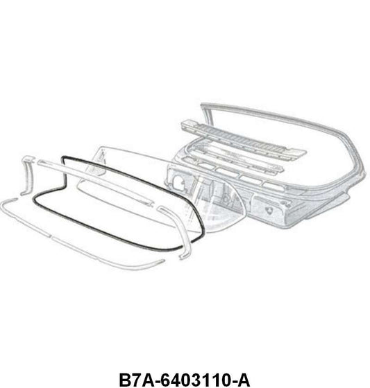 WINDSHIELD SEAL - 57-58 FAIRLANE 500 BODY # 51A, 57A, 58B, 63A, 64B, 76