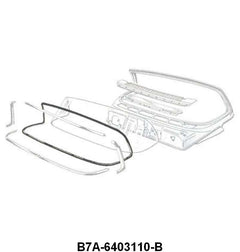 WINDSHIELD SEAL - 57-58 FAIRLANE BODY # 57B, 58A, 63B, 64A