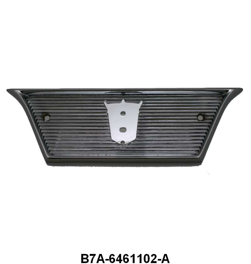 REAR SEAT BACK CENTER MOLDING - 57-59 FRLN 500 NEEDS EMBLEM