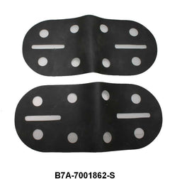 AIR VENT DAMPER RUBBER SEALs - 57-58 PASSENGER/RANCHERO