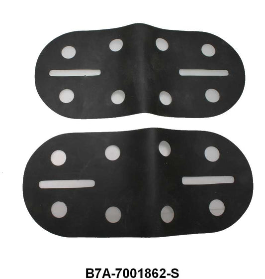 AIR VENT DAMPER RUBBER SEALs - 57-58 PASSENGER/RANCHERO