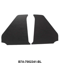 RANCHERO KICK PANELS - 57-58 PASSENGER BLACK