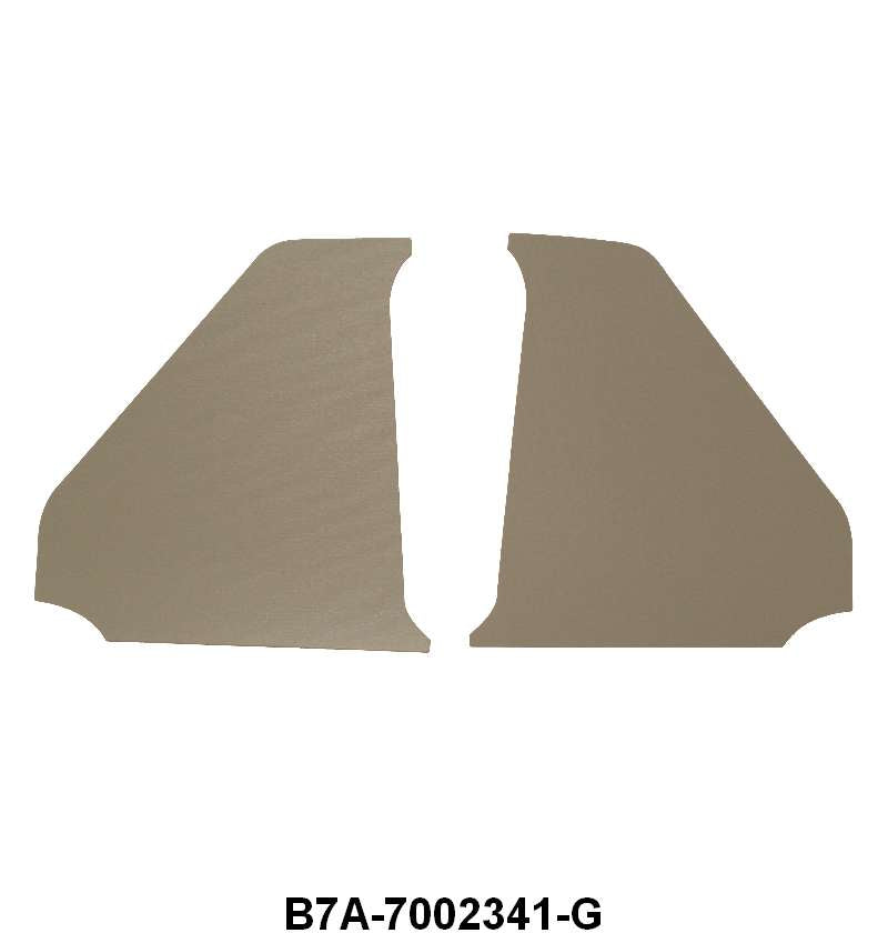 RANCHERO KICK PANELS - 57-58 PASSENGER GRAY