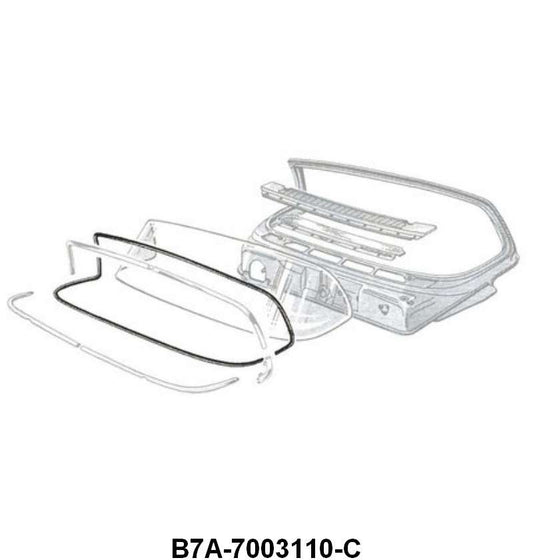 WINDSHIELD SEAL - 57-58 CUSTOM, RANCHERO, WAGON, BODY # 59, 66, 70, 73, 78, 79