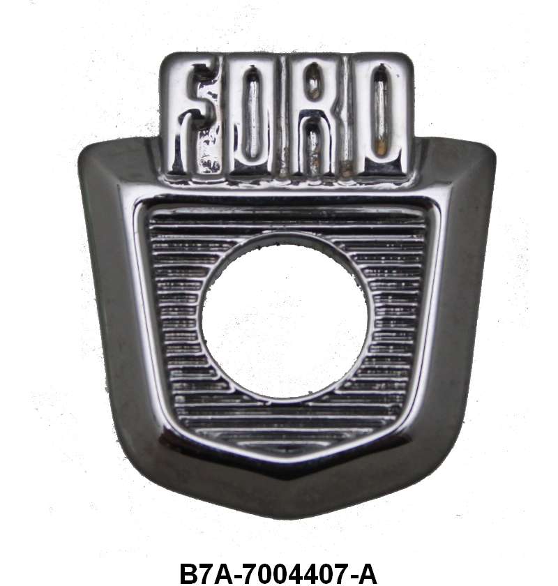 GLOVE BOX DOOR EMBLEM - 57-59 PASSENGER