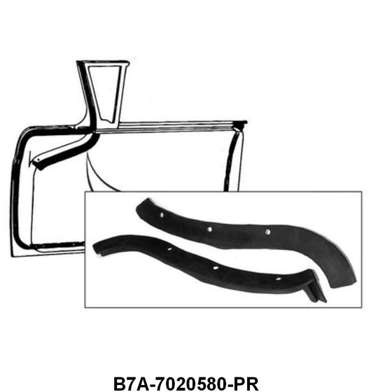 INNER DOG LEG SEAL - 57-58 PASS/RANCHERO