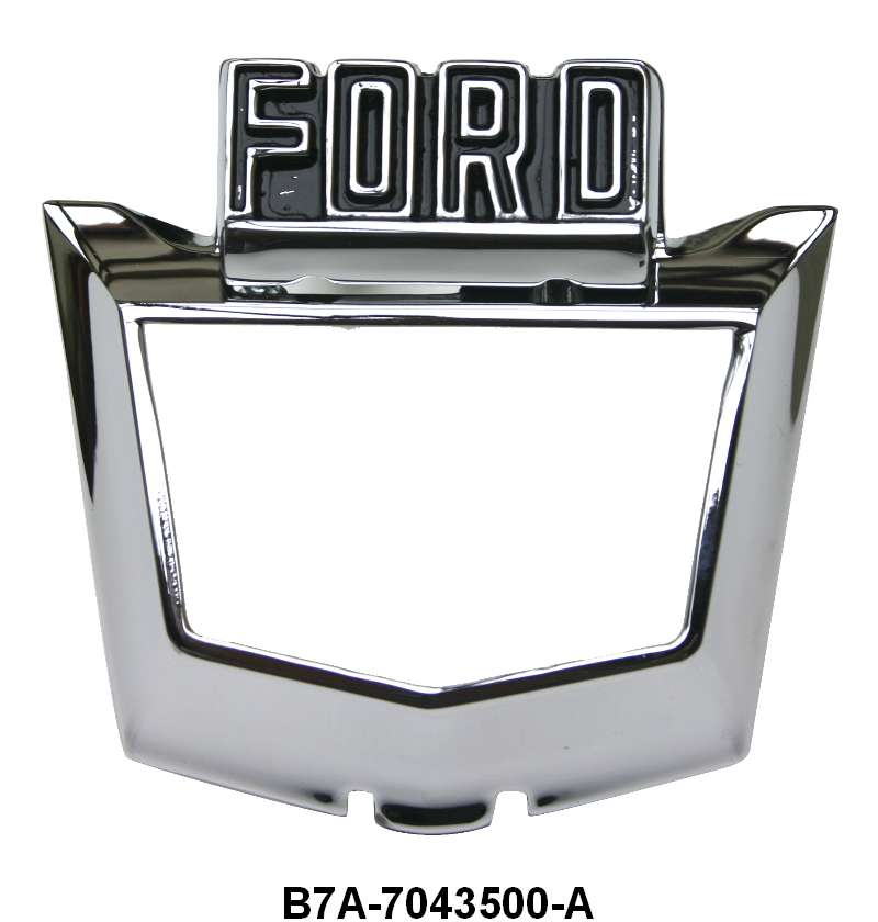 TRUNK LID EMBLEM BEZEL - 57 CUSTOM BODY #70,73