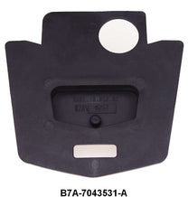 TRUNK LID EMBLEM BEZEL TO TRUNK PAD - 57 CUSTOM BODY #70,73