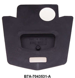 TRUNK LID EMBLEM BEZEL TO TRUNK PAD - 57 CUSTOM BODY #70,73