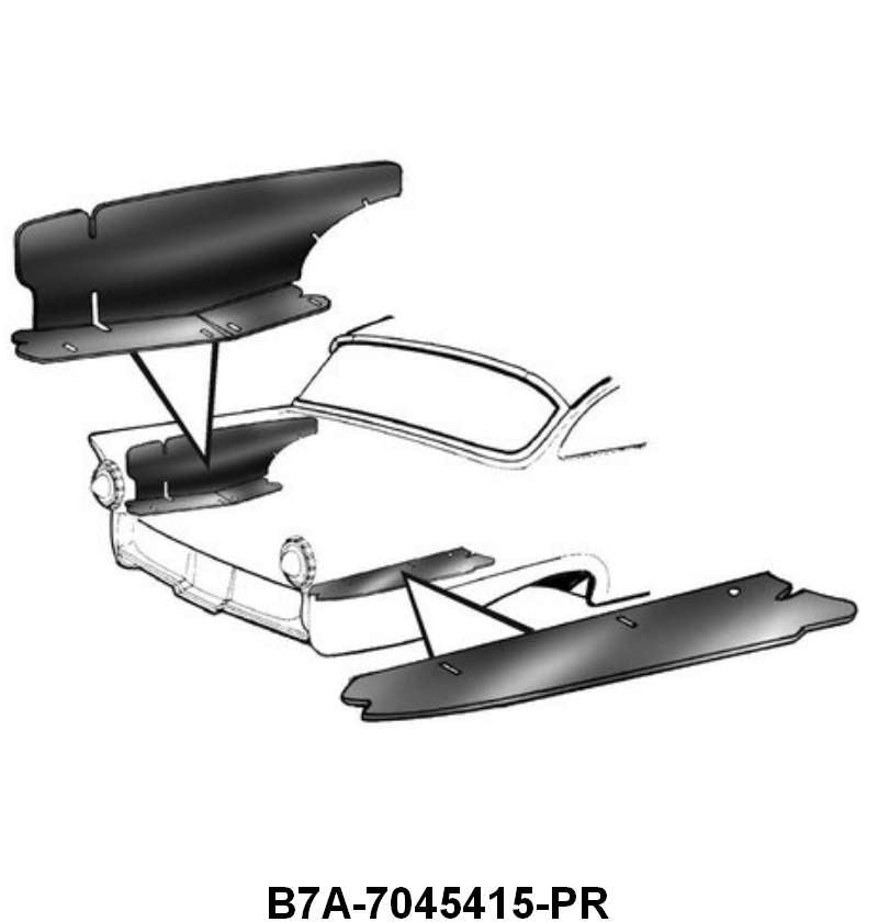 TRUNK SIDE PANELS - 57 FAIRLANE (EX-RETRACTABLE, WAGON, & CUSTOM)