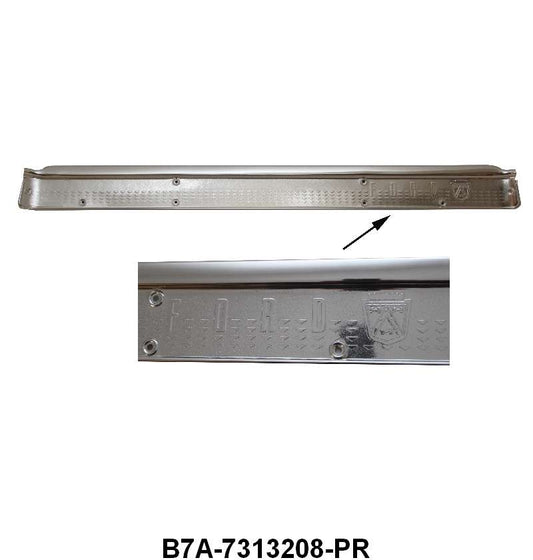 FRONT DOOR SCUFF PLATES - 57-58 4-DOOR SEDAN 73, 4-DOOR WAGON