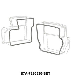 DOOR SEALS - 57-48 4 DOOR SEDAN BODY #73
