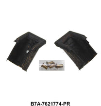 UPPER DOOR GLASS BUMPERS AT DIVISION BAR - 57-59 RETRACTABLE/CONV/HARDTOP