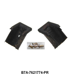 UPPER DOOR GLASS BUMPERS AT DIVISION BAR - 57-59 RETRACTABLE/CONV/HARDTOP